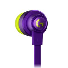A Photo Of Logitech 981-000936 G333 - Purple - Gaming Earphones - High-Fidelity Audio with USB-C Adapter