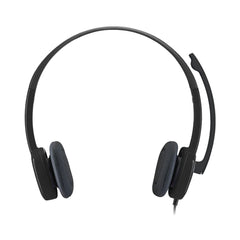 A Photo Of Logitech H151 Stereo Headset - Multi-Device Compatibility with In-Line Controls