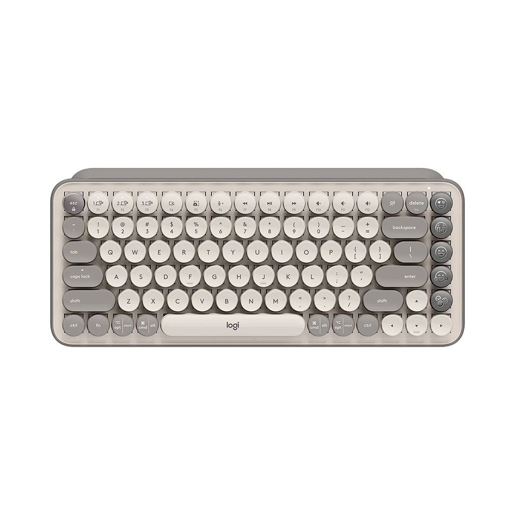 A Photo Of Logitech POP Keys - Wireless Mechanical Keyboard with Customizable Emoji Keys for a Fun and Personalized Experience
