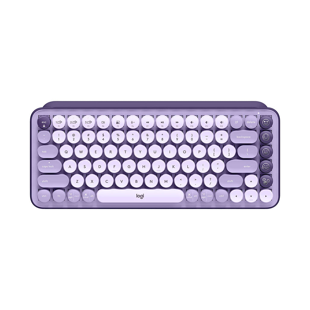 A Photo Of Logitech POP Keys - Wireless Mechanical Keyboard with Customizable Emoji Keys for a Fun and Personalized Experience