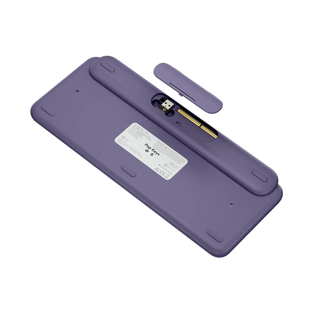 A Photo Of Logitech POP Keys - Wireless Mechanical Keyboard with Customizable Emoji Keys for a Fun and Personalized Experience