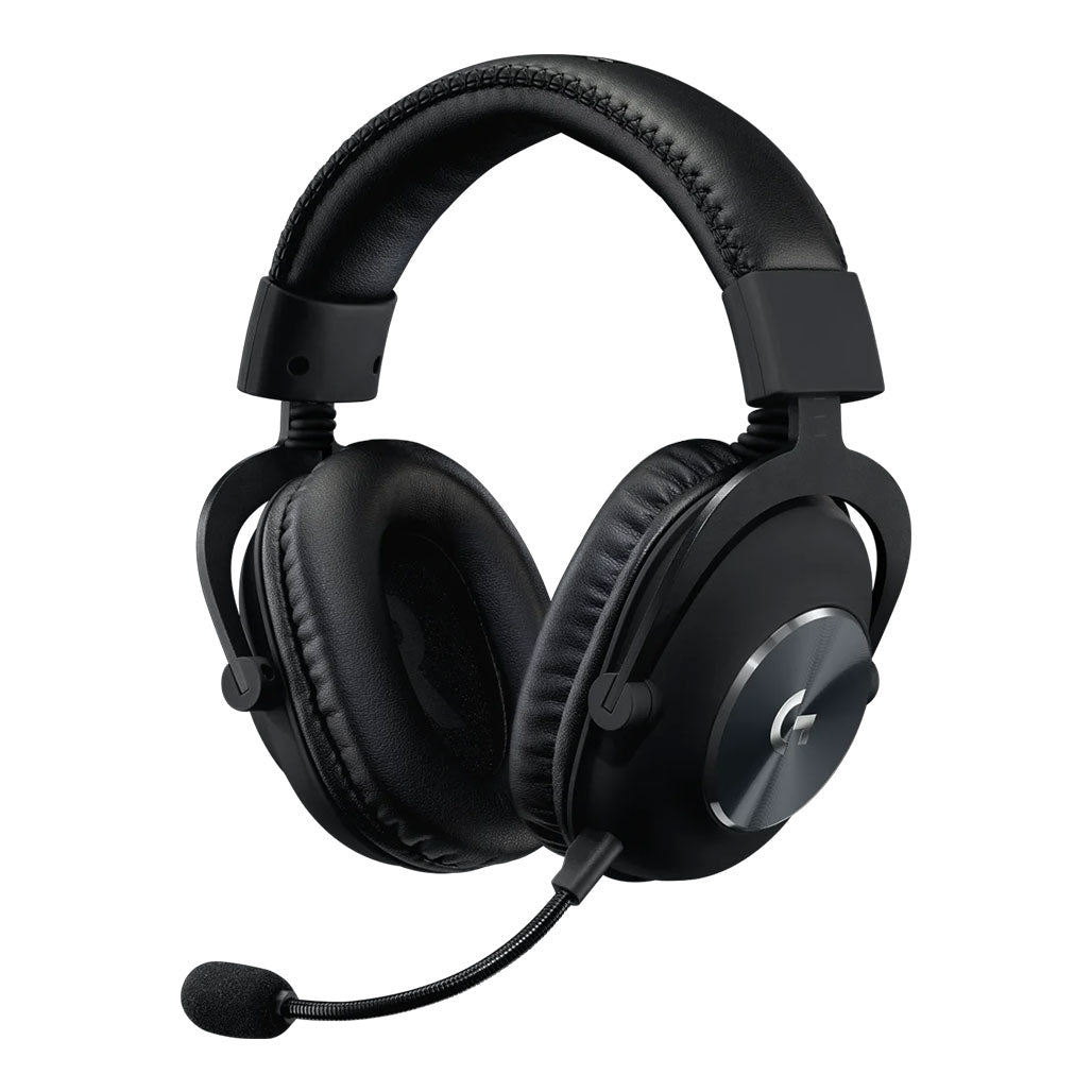 A Photo Of Logitech Pro X Wired Gaming Headset - 50mm PRO-G Drivers, DTS HEADPHONE 2.0, BLUE VO!CE Microphone - 981-000818