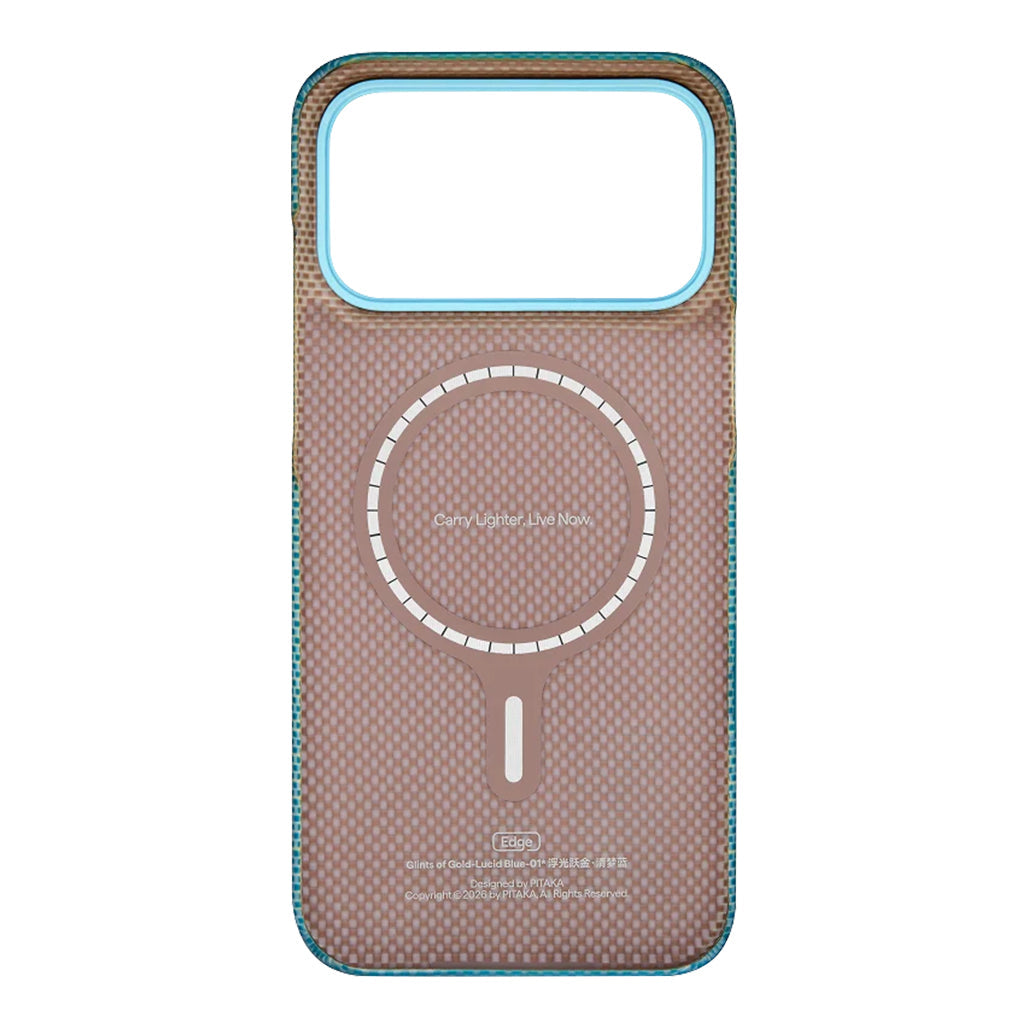 A Photo Of Pitaka Edge Case for iPhone 18 Pro / iPhone 18 Pro Max – Ultra-Thin Aramid Fiber MagSafe Case