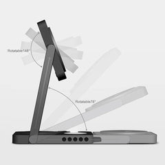 A Photo Of AULUMU M01 4-in-1 MagSafe Wireless Charging Station & Folding Pad