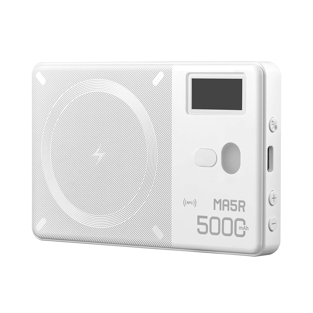 A Photo Of Godox MA5R Magnetic Full-Color LED Light with Bluetooth & NFC – Pocket-Sized Video Lighting for Content Creators