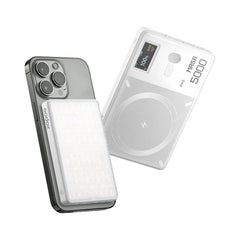 A Photo Of Godox MA5R Magnetic Full-Color LED Light with Bluetooth & NFC – Pocket-Sized Video Lighting for Content Creators