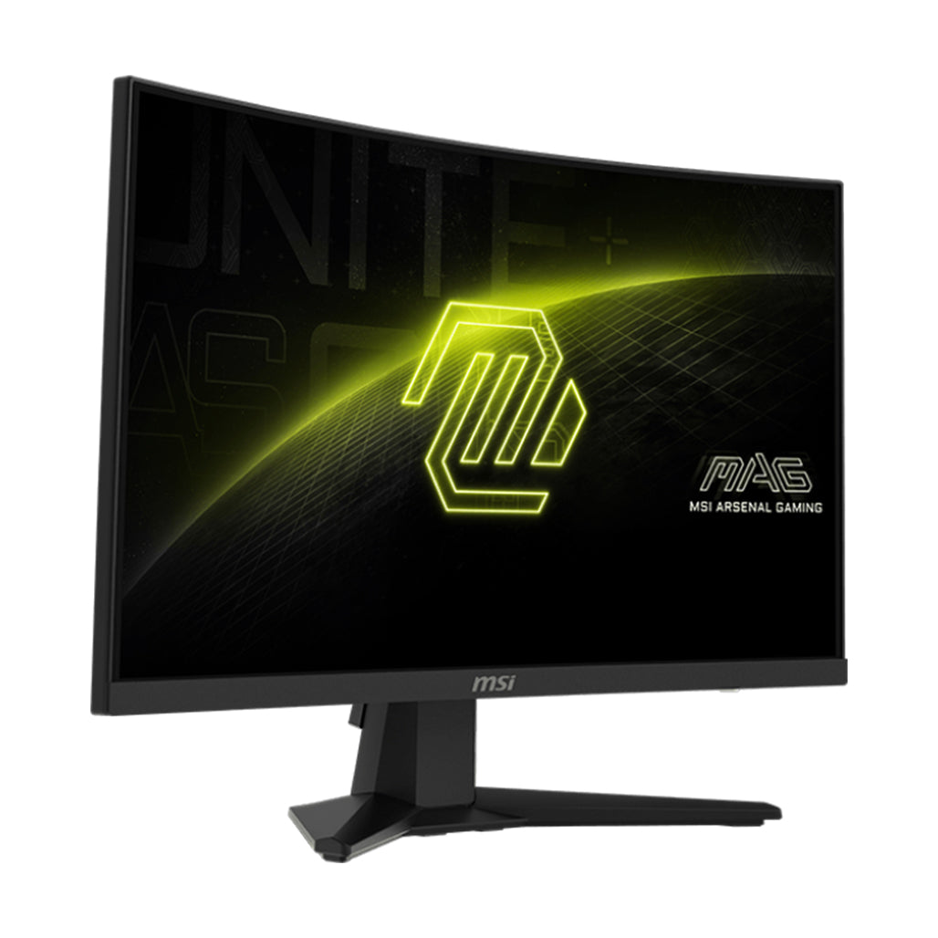 A Photo Of MSI MAG 244C - 24” FHD 180Hz Curved Gaming Monitor