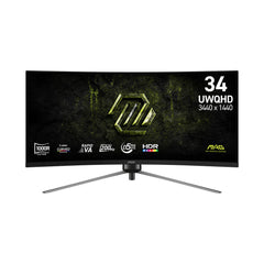 A Photo Of MSI MAG 345CQRF E20 - 34” Curved Ultrawide Gaming Monitor