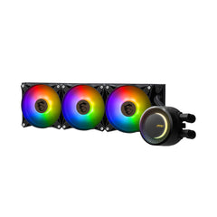 A Photo Of MSI MAG CoreLiquid E360 - Black ARGB CPU Cooler with Advanced Thermal Technology - 306-7ZW6E21-C24