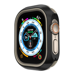 A Photo Of Mageasy Odyssey Aviation Grade Aluminum Alloy Case for Apple Watch Ultra 49mm - Midnight Black