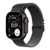 Apple 49mm Black Titanium Milanese Loop Band