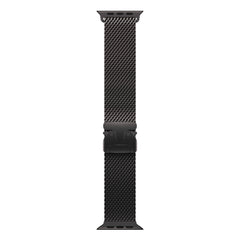 A Photo Of Apple 49mm Black Titanium Milanese Loop Band