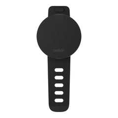 A Photo Of Belkin MMA005BTBK Magnetic Fitness Phone Mount - For iPhone 13 and iPhone 12 Series, 360-Degree Rotational, Includes Handlebar Strap