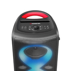 A Photo Of Monster Cycle Plus Bluetooth Party Speaker - 120W, IPX5 Waterproof, RGB Lighting, TWS Stereo | MS22120