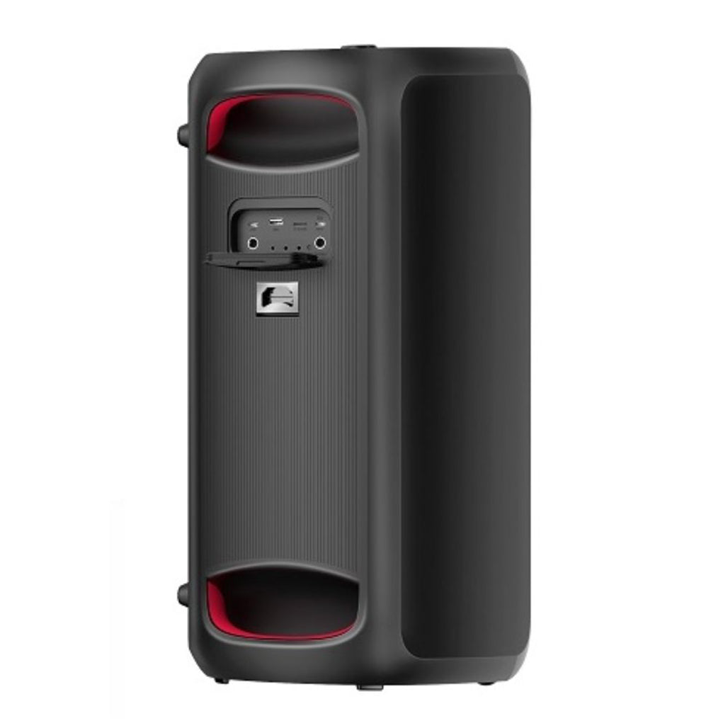 A Photo Of Monster Cycle Plus Bluetooth Party Speaker - 120W, IPX5 Waterproof, RGB Lighting, TWS Stereo | MS22120