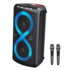 A Photo Of Monster Cycle Plus Bluetooth Party Speaker - 120W, IPX5 Waterproof, RGB Lighting, TWS Stereo | MS22120