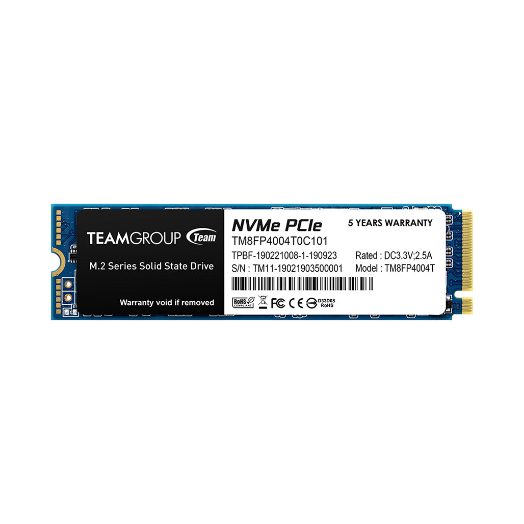 A Photo Of Team MP34 4TB - M.2 PCIe SSD - 3 Years Warranty