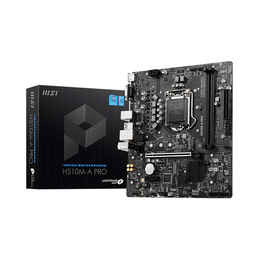 A Photo Of MSI H510M-A PRO MotherBoard - LGA 1200