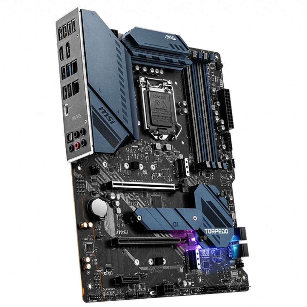 A Photo Of MSI MAG B560 TORPEDO Motherboard - LGA 1200, Intel B560 Chipset, ATX, Wi-Fi 6E