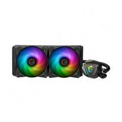 A Photo Of MSI MAG CoreLiquid 240R - Advanced Liquid CPU Cooler with ARGB Lighting and High Thermal Dissipation