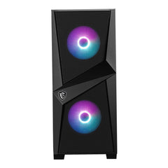 A Photo Of MSI MAG Forge 100R - Powerful Mid-Tower Gaming Case with ARGB Lighting