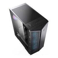 A Photo Of MSI MPG Gungnir 111R - Mid-Tower Gaming Case with ARGB Fans and Tempered Glass