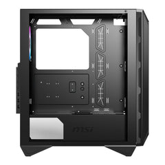 A Photo Of MSI MPG Gungnir 111R - Mid-Tower Gaming Case with ARGB Fans and Tempered Glass