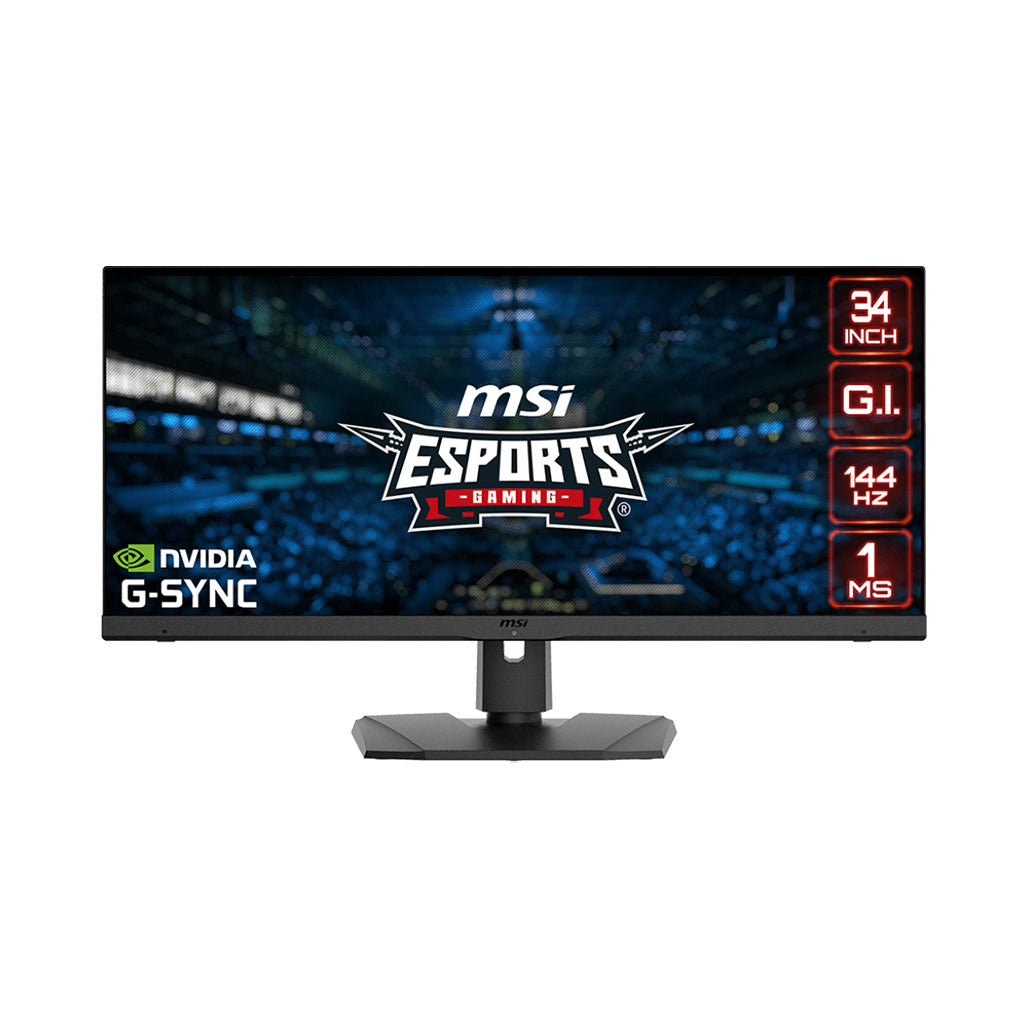 A Photo Of MSI Optix MPG341QR 34-Inch 144Hz UltraWide Esports Gaming Monitor with Quantum Dot Technology