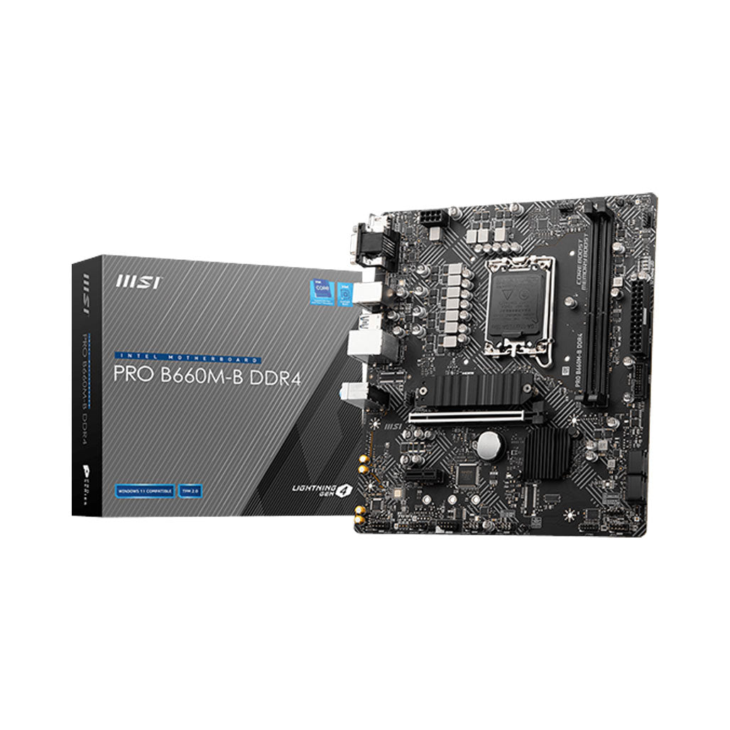 A Photo Of MSI PRO B660M-B DDR4 MotherBoards - LGA 1700