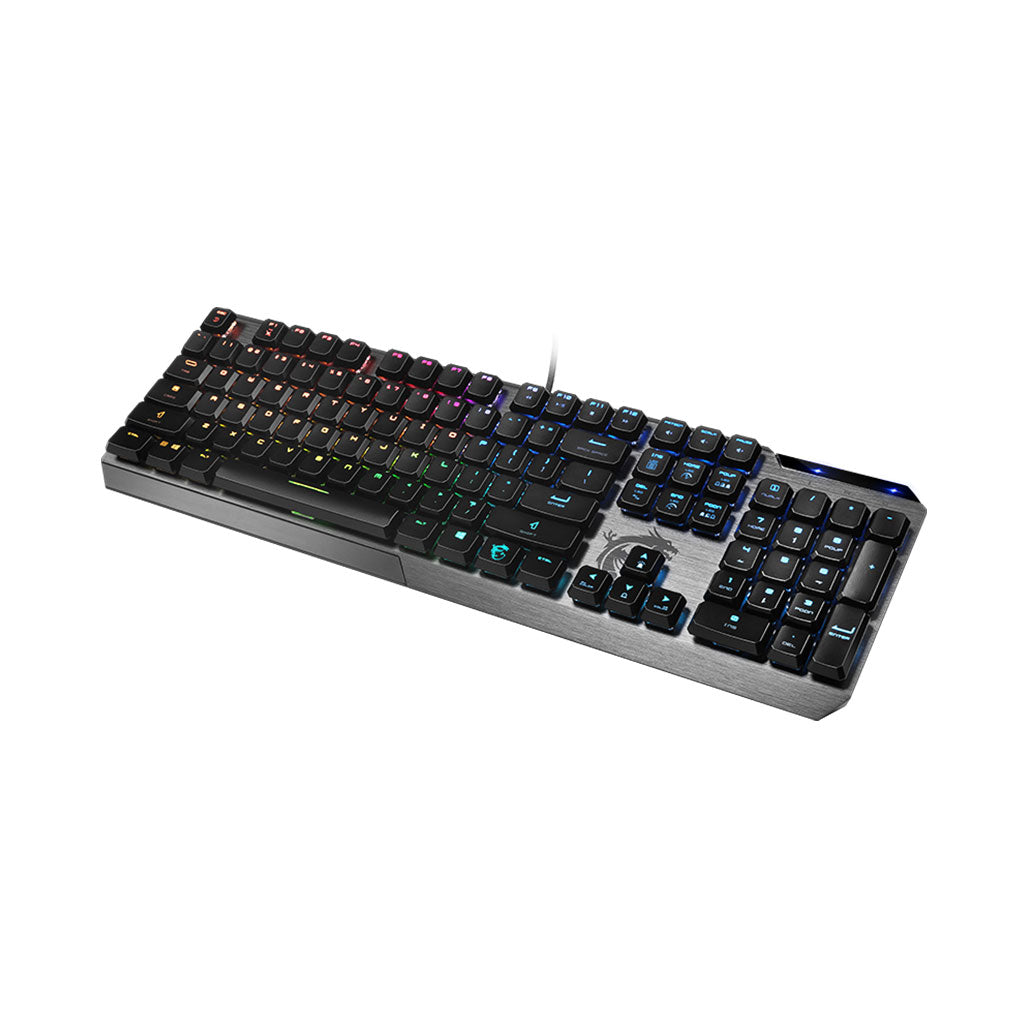 A Photo Of MSI Vigor GK50 Low Profile Mechanical Gaming Keyboard - Full-Size Wired RGB Keyboard with Kailh Switches
