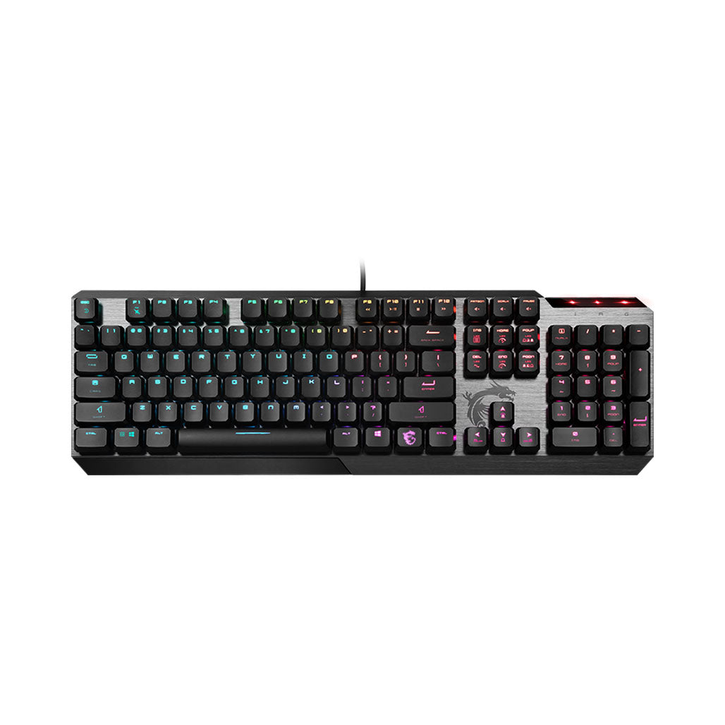 A Photo Of MSI Vigor GK50 Low Profile Mechanical Gaming Keyboard - Full-Size Wired RGB Keyboard with Kailh Switches