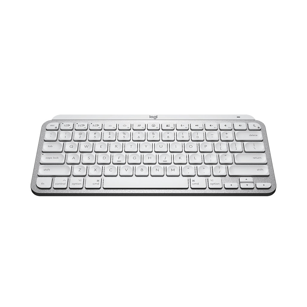 A Photo Of Logitech MX Keys Mini for Mac – Minimalist Wireless Bluetooth Illuminated Keyboard
