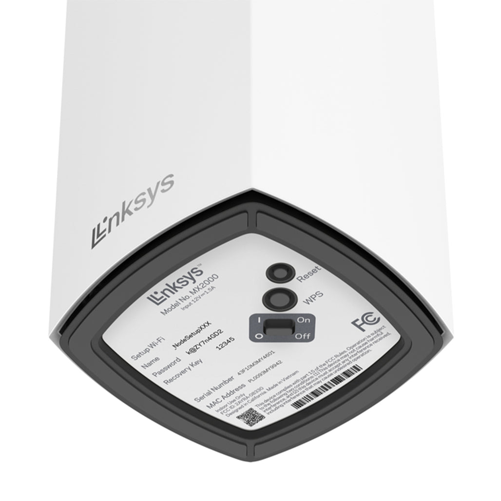 A Photo Of Linksys Atlas 6 Dual-Band Mesh WiFi 6 System 1-Pack - High-Speed Coverage for Gaming, Streaming, and More