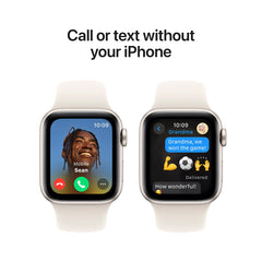 A Photo Of Apple Watch SE (2nd Gen, 2024) 40mm - GPS - Starlight Aluminum Case