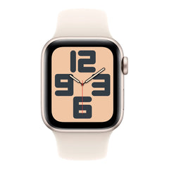 A Photo Of Apple Watch SE (2nd Gen, 2024) 40mm - GPS - Starlight Aluminum Case