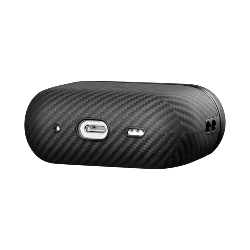 A Photo Of Pitaka MagEZ Case For AirPods Pro 2 - Black/Grey