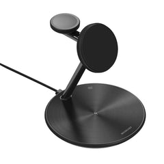 A Photo Of MagEasy PowerStation 5-in-1 Magnetic Wireless Charging Stand - Black