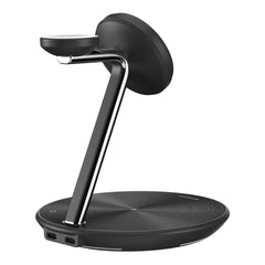 A Photo Of MagEasy PowerStation 5-in-1 Magnetic Wireless Charging Stand - Black