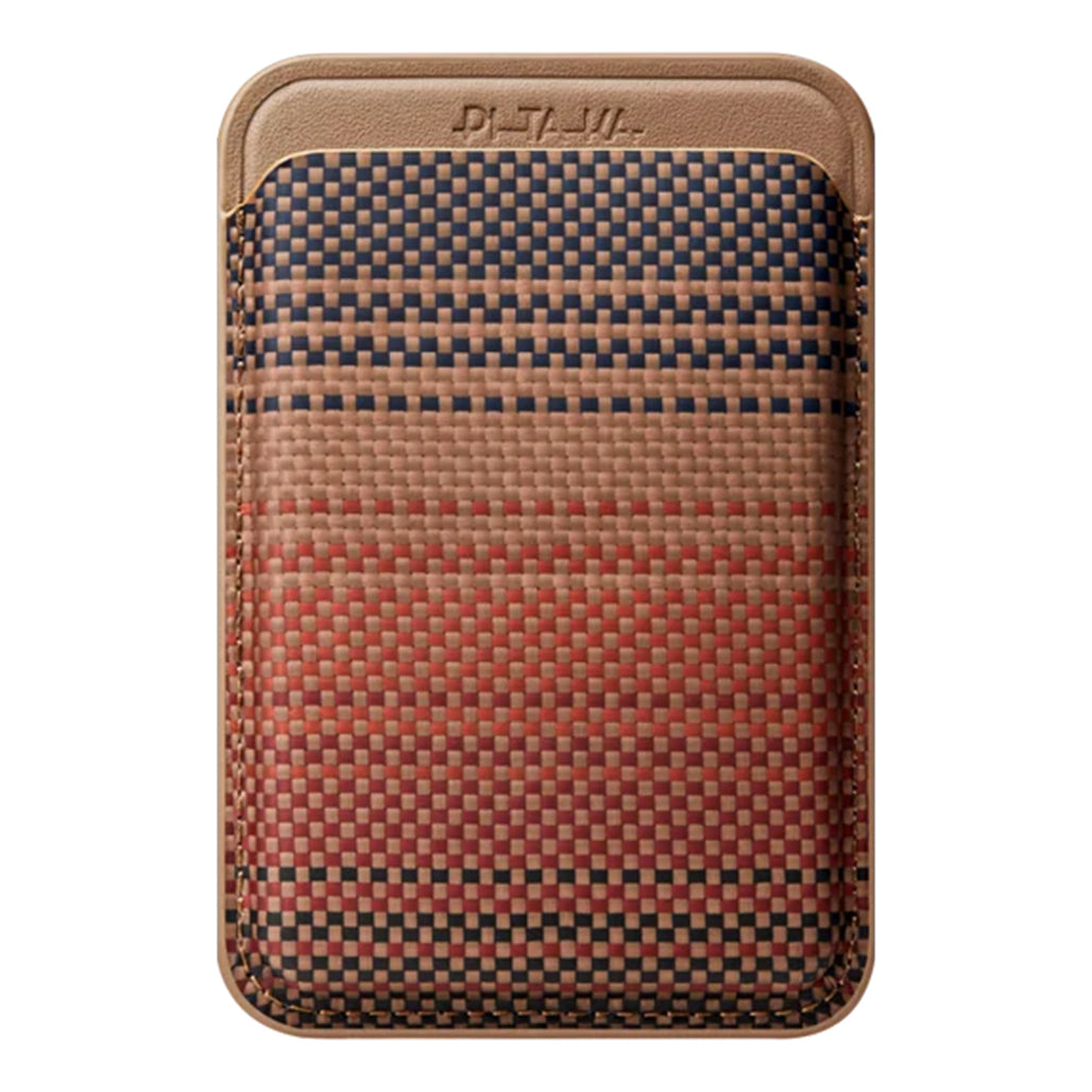 A Photo Of Pitaka Magnetic Woven Wallet with MagSafe Compatibility