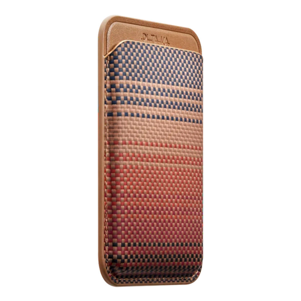 A Photo Of Pitaka Magnetic Woven Wallet with MagSafe Compatibility