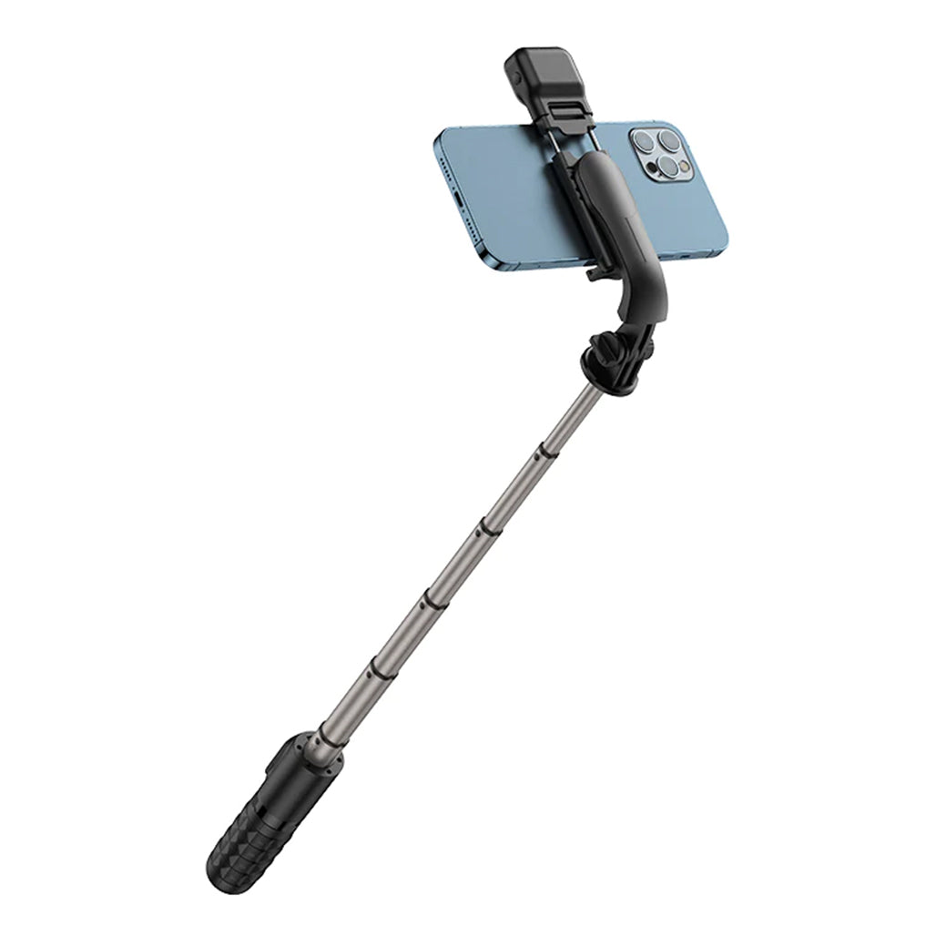 A Photo Of Mcdodo SS-1781 Wireless Selfie Stick with Single Lamp ZM Series - Black