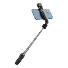 A Photo Of Mcdodo SS-1781 Wireless Selfie Stick with Single Lamp ZM Series - Black