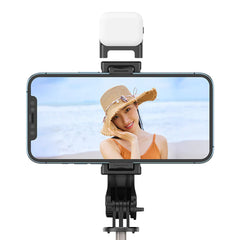 A Photo Of Mcdodo SS-1781 Wireless Selfie Stick with Single Lamp ZM Series - Black
