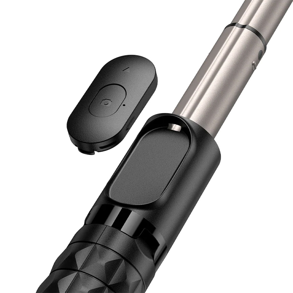 A Photo Of Mcdodo SS-1781 Wireless Selfie Stick with Single Lamp ZM Series - Black