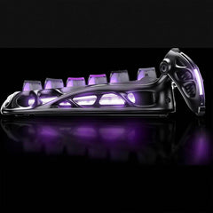 A Photo Of GravaStar Mercury K1 Pro Cyberpunk Edition – 75% Wireless Mechanical Gaming Keyboard with RGB & Tri-Mode Connectivity