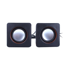 A Photo Of MicroKingdom R19 USB 2.0 Speaker with 3.5mm Audio Cable – High-Quality Desktop Sound