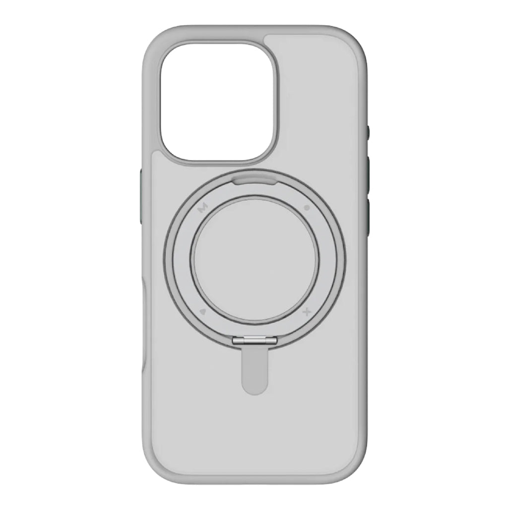 A Photo Of Momax CaseForm Roller for iPhone 16 Pro – MagSafe Case with 360° Protection & Rotatable Ring Stand