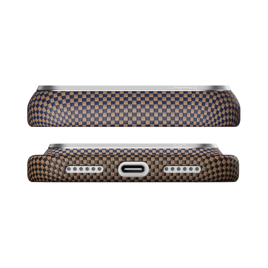 A Photo Of Pitaka Edge Case for iPhone 18 Pro / iPhone 18 Pro Max – Ultra-Thin Aramid Fiber MagSafe Case