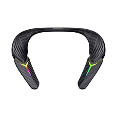 A Photo Of Monster Stinger Neck Speaker - Wireless Bluetooth Neckband Speaker with RGB Lights and 10-Hour Battery Life