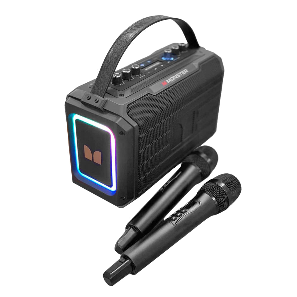 A Photo Of Monster Adventurer 1000 Portable Bluetooth Speaker - 80W Output, Bluetooth 5.3, 5.5 Hours Playtime